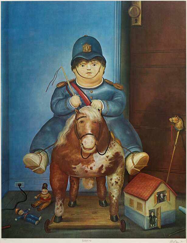 Fernando Botero, ‘Pedrito’, Print, Offset Color Lithograph, Freeman's | Hindman