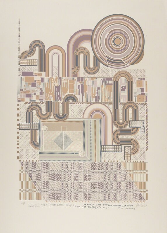 Eduardo Paolozzi, ‘Franko' Amsterd (Late Summer)’, 1974, Print, Screenprint in colours, Forum Auctions