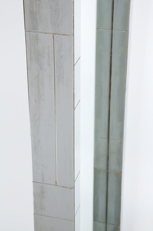Paul Evans Studio, ‘Mid-Century Modern Chrome-Plated Steel and Glass Cityscape Mirror’, circa 1975, Design/Decorative Art, Chrome-Plated Steel and Glass, Doyle