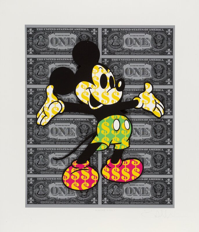 Ben Allen, ‘Monster Mickey 3D’, 2021, Print, 3D cut giclee in colors on Archival paper, Heritage Auctions