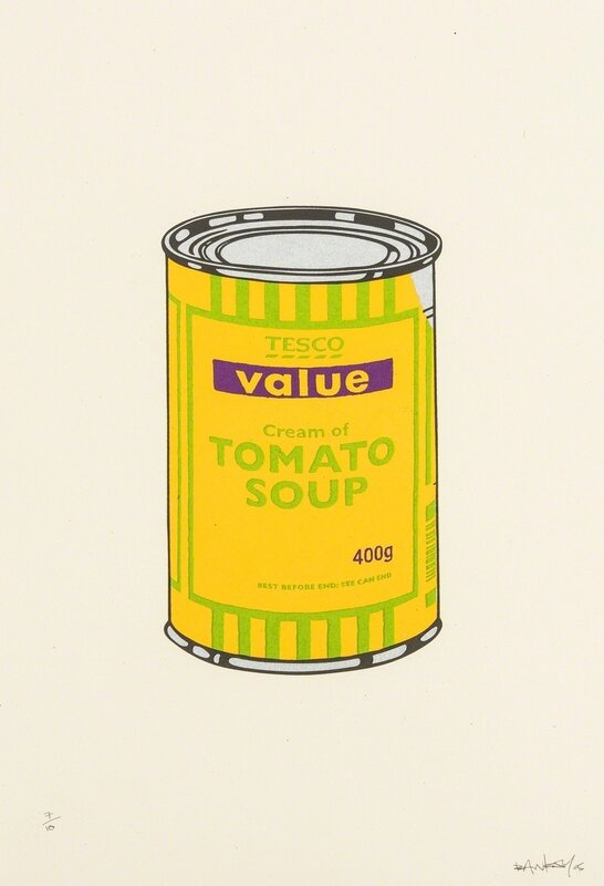 Banksy, ‘Soup Can (Banana/Lime/Purple)’, 2005, Print, Screenprint in colours, Forum Auctions