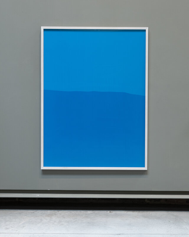Frank Mädler, ‘Blau mit Blau’, 2020, Photography, Cameraless Photograph, unique, Corkin Gallery