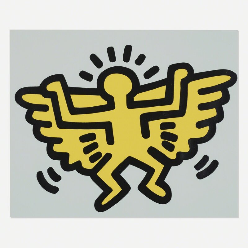 Keith Haring, ‘Plate 4 (from Icons portfolio)’, 1990, Print, Screenprint with embossing on Arches cover, Rago/Wright/LAMA