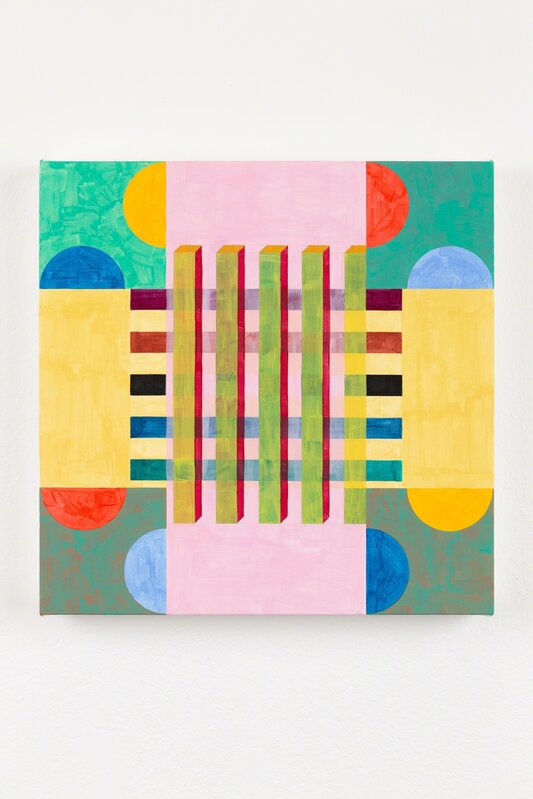 Emily Joyce, ‘Doric Glitch’, 2018, Painting, Flashe on canvas over wood panel, David B. Smith Gallery