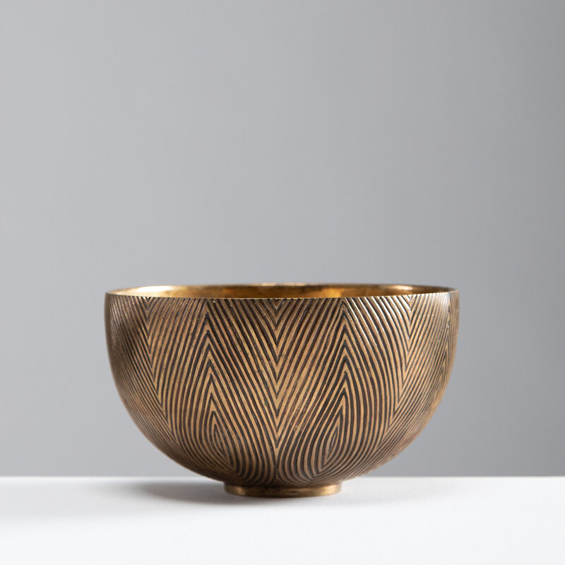 Axel Salto, ‘Bronze bowl’, ca. 1950's, Design/Decorative Art, Cast solid bronze, Dansk Møbelkunst Gallery