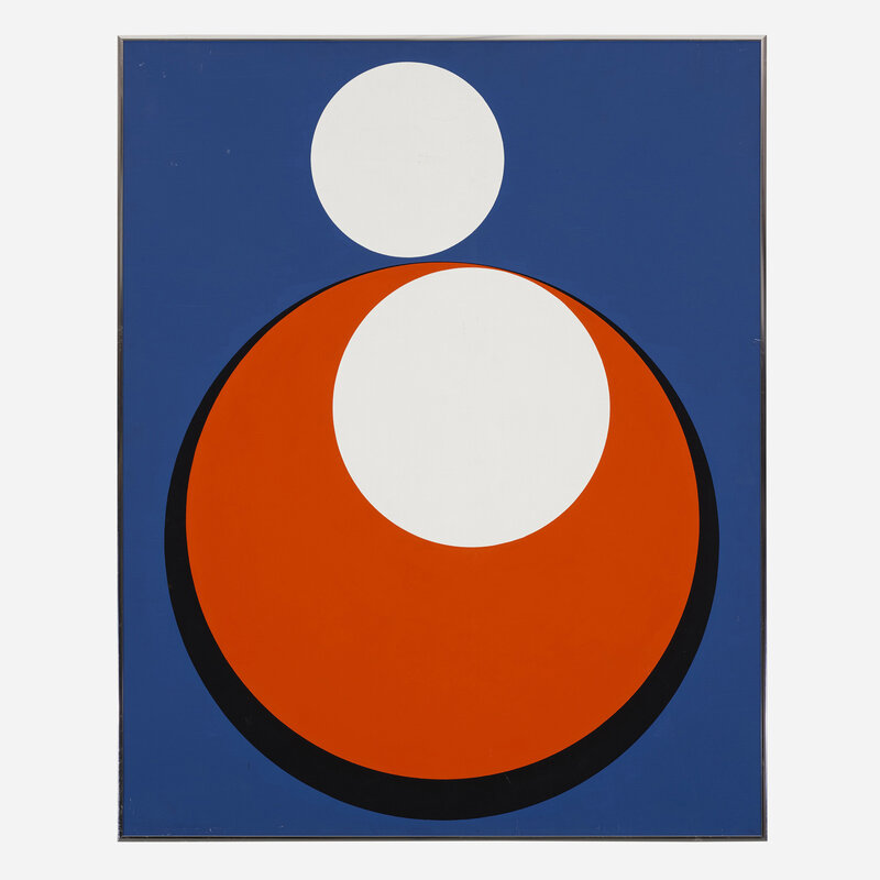 Geneviève Claisse, ‘Unites’, 1970, Painting, Acrylic on linen, Rago/Wright/LAMA/Toomey & Co.