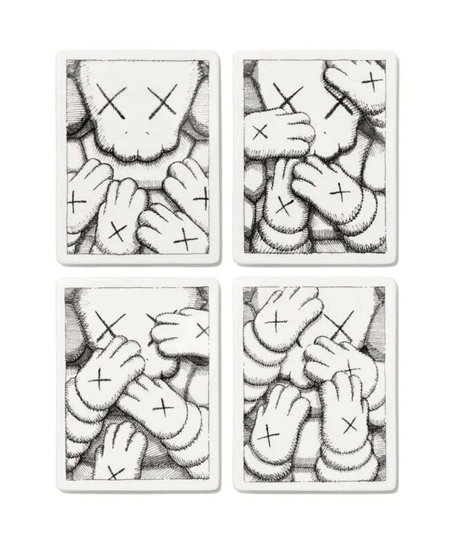 KAWS, ‘Urge plate set (complete set of 4)’, 2021, Design/Decorative Art, Fine china, Baldwin Contemporary