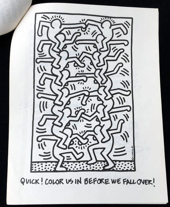 Keith Haring, ‘Rare Keith Haring book (Keith Haring and Andy Warhol) ’, 1992, Ephemera or Merchandise, Offset printed, Lot 180 Gallery