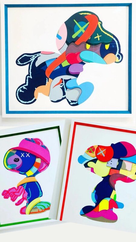 KAWS, ‘Kaws snoopy prints set’, 2015, Print, Screen print, ONEsGALLERY