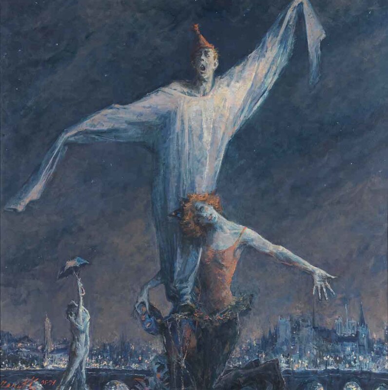 Sergei Chepik, ‘Nijinsky, God's Clown’, 1995, Painting, Oil on Canvas, Catto Gallery