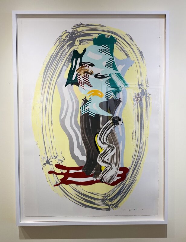 Roy Lichtenstein, ‘Green Face from Brushstroke figures ( Corlett 232)’, 1989, Mixed Media, Lithograph, waxtype,woodcut and screenprint, Vertu Fine Art