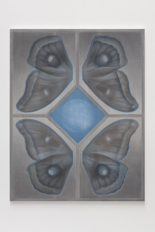 Theodora Allen, ‘From the Watchtower (Double Moth no. 4)’, 2020, Painting, Oil on linen, BLUM
