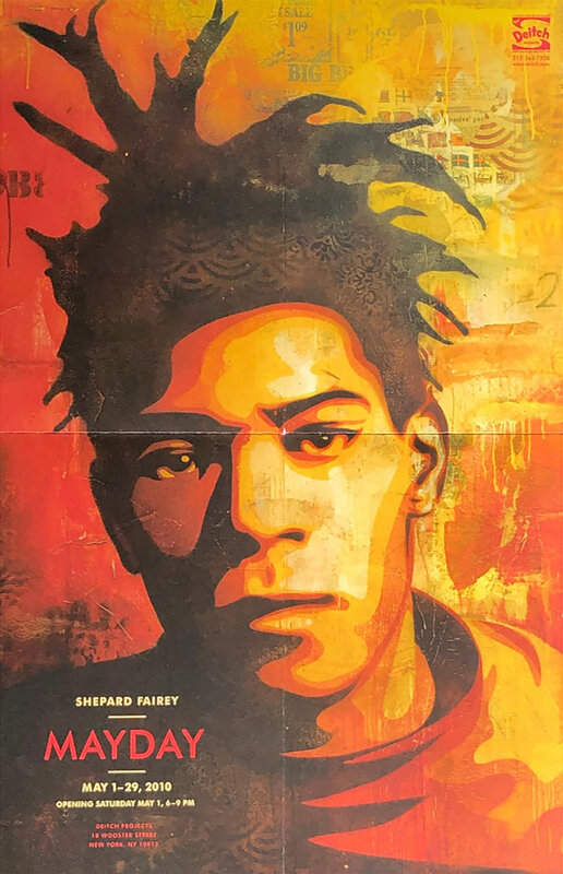Shepard Fairey, ‘Shepard Fairey Basquiat Poster’, 2010, Posters, Offset lithograph, Lot 180 Gallery