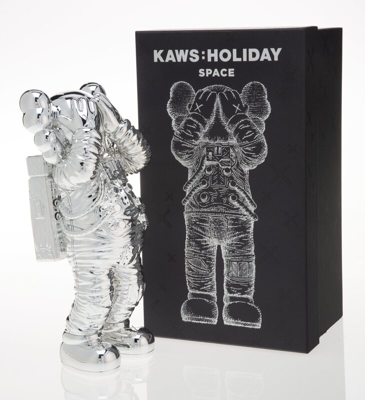 KAWS, ‘Holiday: Space (Silver)’, 2020, Sculpture, Painted cast vinyl, Heritage Auctions