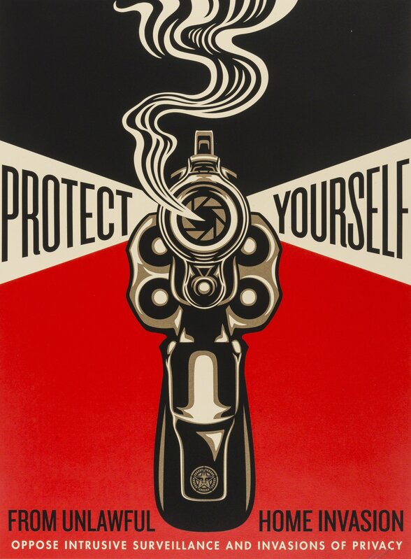 Shepard Fairey, ‘Home Invasion 2’, 2014, Print, Screenprint in colours on wove paper, Forum Auctions