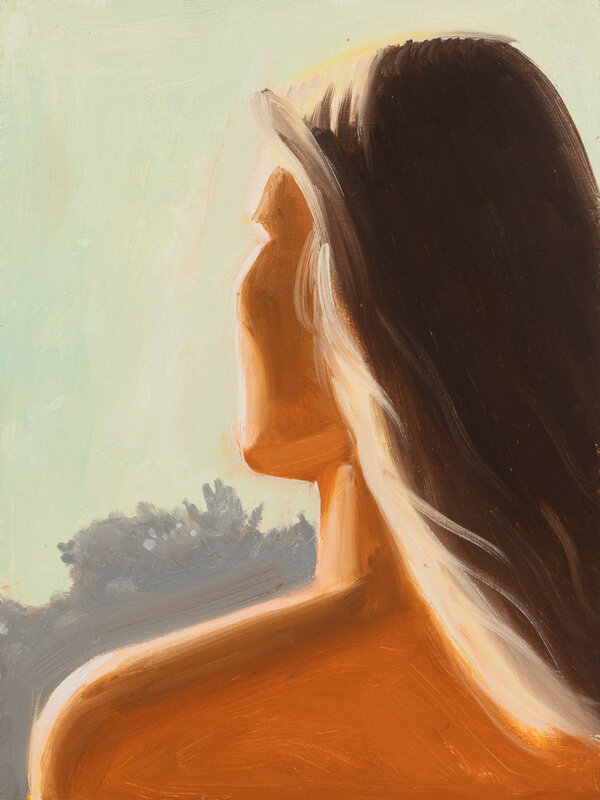 Alex Katz, ‘Study for Woman's Back’, 1987, Painting, Oil on board, Freeman's | Hindman