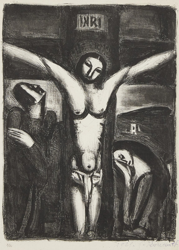 Georges Rouault, ‘Le Christ en criox’, 1929, Print, Lithograph on wove, Roseberys