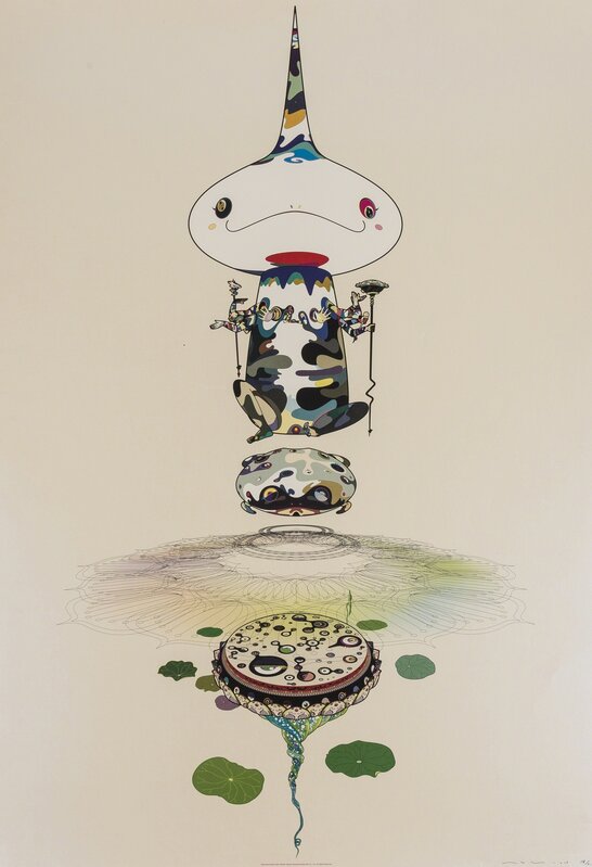 Takashi Murakami, ‘Reversed Double Helix (Kaikai Kiki Gallery p.41)’, 2005, Print, Offset lithograph printed in colours, on Curious Metallics Iridescent paper, Forum Auctions