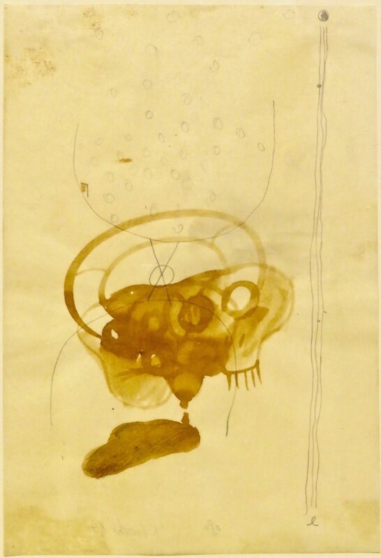Rosemarie Trockel, ‘O.T. 1987’, 1987, Drawing, Collage or other Work on Paper, Ink and pencil on Vellum, Artsy x Rago/Wright