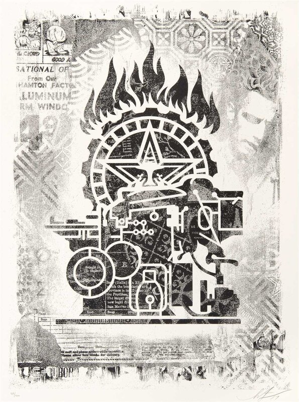 Shepard Fairey, ‘Damaged’, 2017, Print, A full set of 8 offset lithographs, Tate Ward Auctions