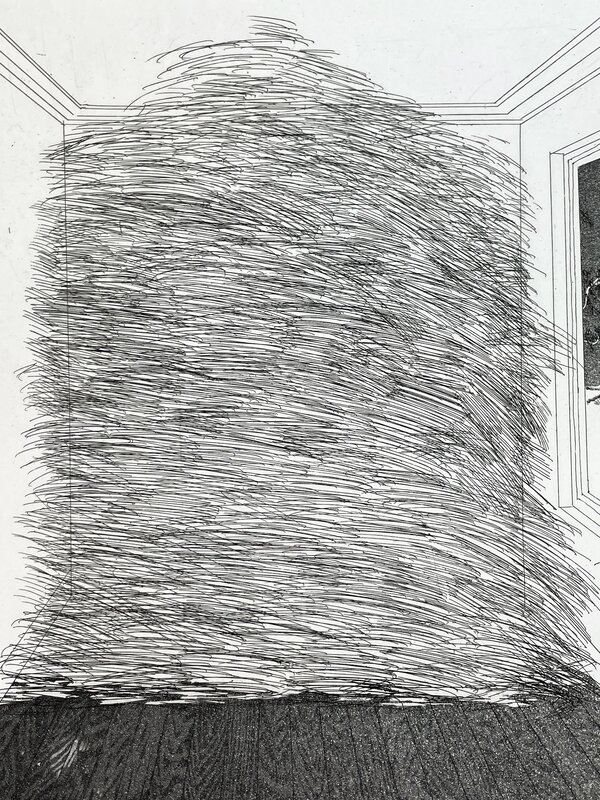 David Hockney, ‘A Room Full of Straw (Six Fairy Tales from the Brothers Grimm)’, 1969, Print, Etching and aquatint on one copper plate on W S Hodgkinson paper, Petersburg Press 