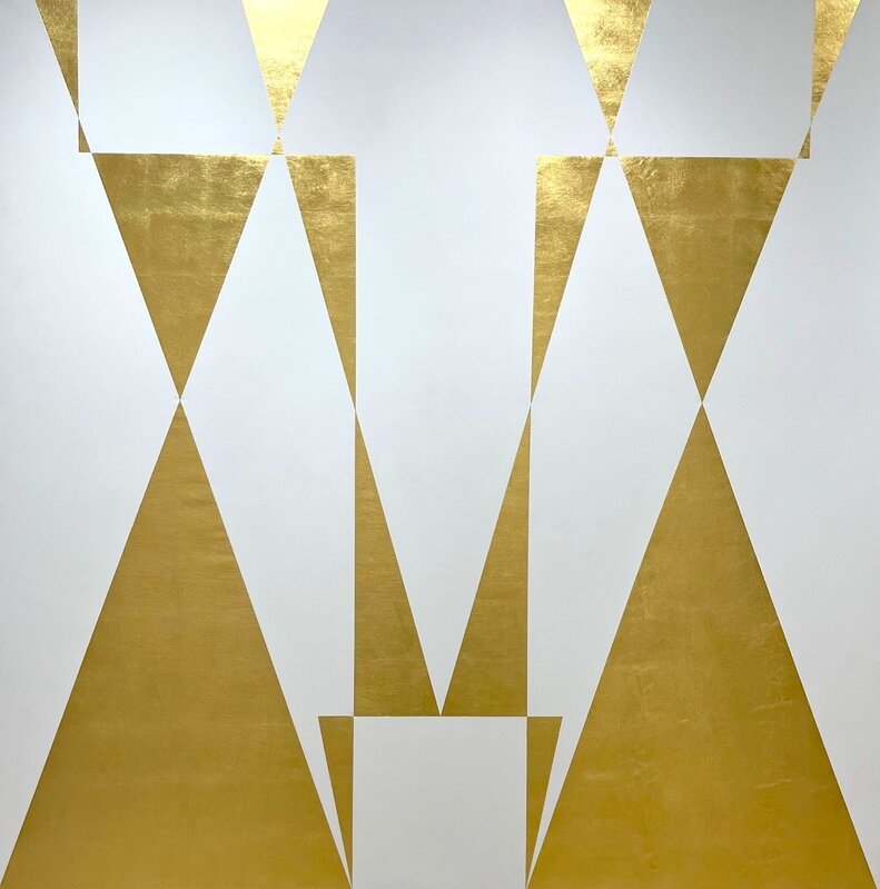 José Ángel Vincench, ‘Autonomia’, 2019, Painting, Gold Leaf on canvas, 532 Gallery Thomas Jaeckel