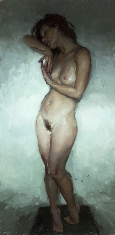 Jeremy Mann, ‘Nude Study, Window Light No. 2’, Painting, Oil, Gallery 1261