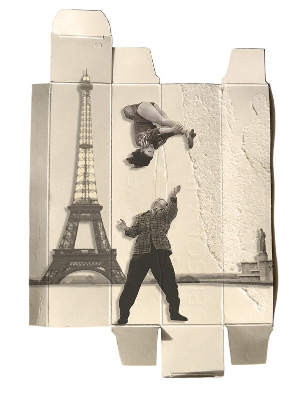 Walter Plotnick, ‘Paris Flip’, 2020, Photography, Silver halide print, photo-eye Gallery