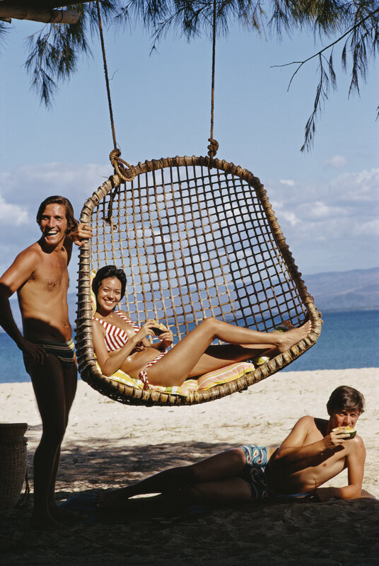 Slim Aarons, ‘ Private Island, Philippines’, 1973, Photography, C print, IFAC Arts