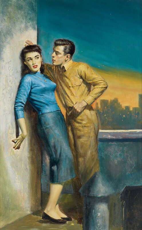 Rudy Nappi, ‘Cover illustration for "The Future Mr. Dolan"’, 1949, Painting, Oil on Board, The Illustrated Gallery