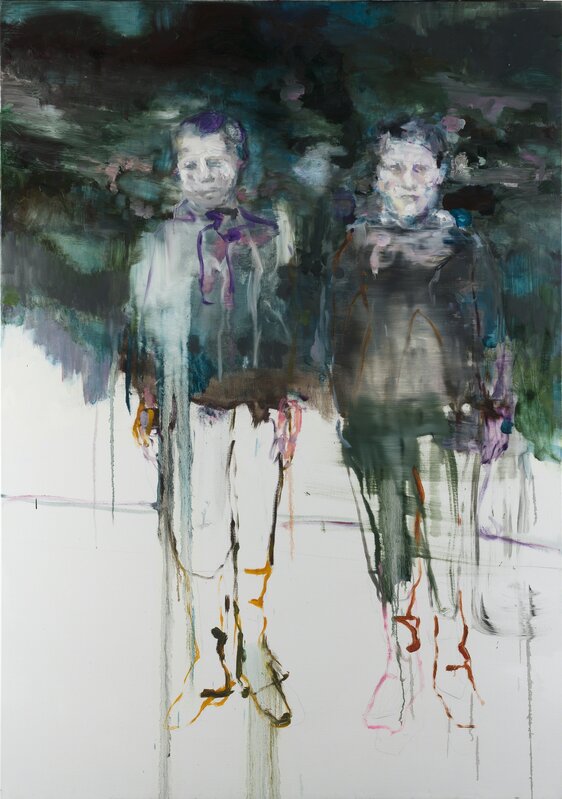 Edwige Fouvry, ‘Deux Apparitions’, 2015, Painting, Oil on canvas, Dolby Chadwick Gallery