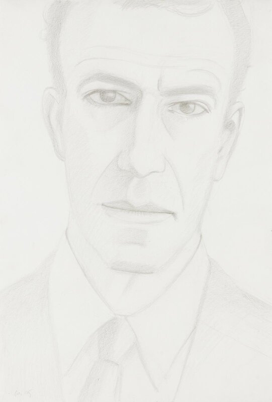 Alex Katz, ‘Self Portrait’, 1980, Drawing, Collage or other Work on Paper, Graphite on paper, Freeman's | Hindman