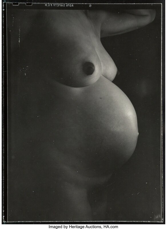 Barbara Morgan (1900–1992), ‘Pregnant’, circa 1945, Photography, Gelatin silver, printed later, Heritage Auctions