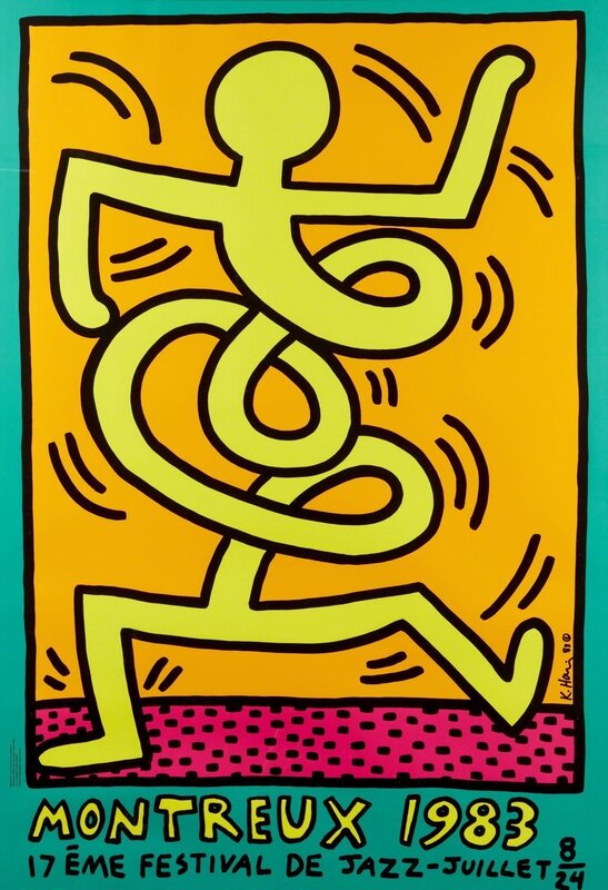 Keith Haring, ‘Montreux Jazz Festival Posters’, 1983, Print, Screenprints in colours on wove, Roseberys