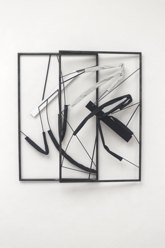 Indrikis Gelzis, ‘Triptych’, 2019, Mixed Media, Steel, wood, textile, Tatjana Pieters