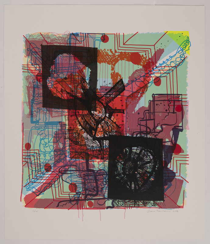 Joanne Greenbaum, ‘Untitled’, 2009, Print, Silkscreen on 320 gram Coventry Rag paper, Capsule Gallery Auction