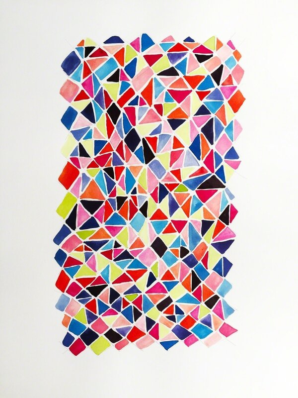 Jessica Eldredge, ‘Kaleidoscope 9’, Drawing, Collage or other Work on Paper, Fiber reactive dye on paper, InLiquid
