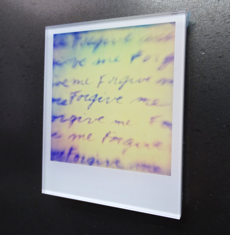 Stefanie Schneider, ‘Stefanie Schneider's Minis 'Forgive me' (Stay)’, 2016, Photography, Lambda digital Color Photographs based on a Polaroid, sandwiched in between Plexiglass, Instantdreams
