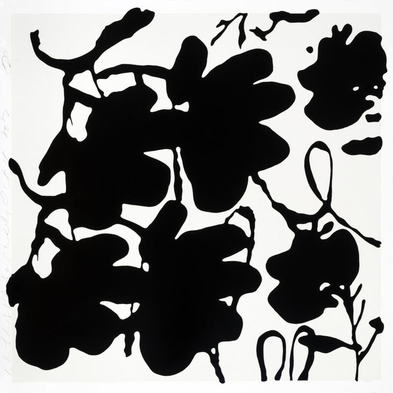 Donald Sultan, ‘Lantern Flowers (Black and White)’, 2017, Print, Silkscreen, Maune Contemporary