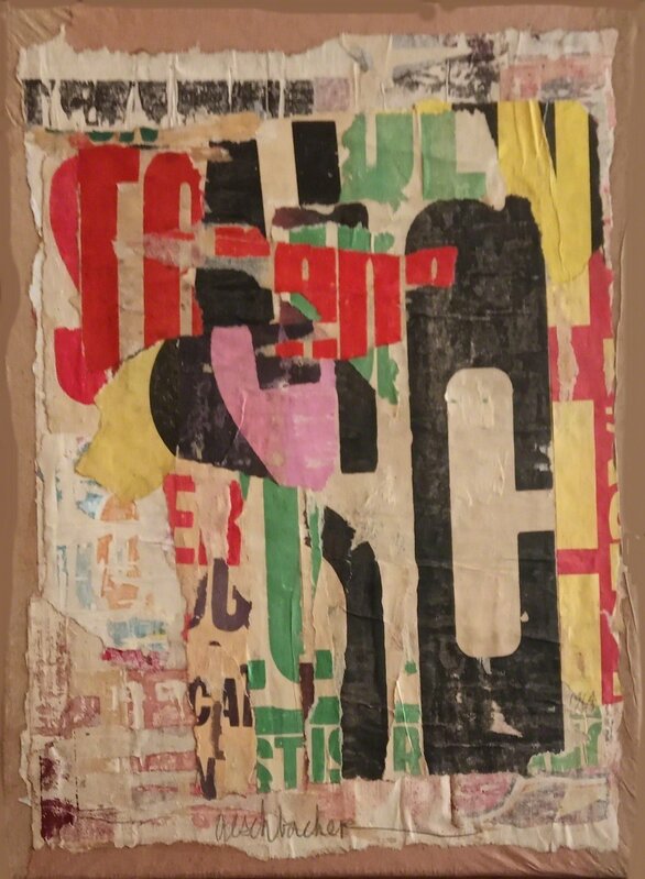 Arthur Aeschbacher, ‘Cardère à Foulon’, 1964, Drawing, Collage or other Work on Paper, Collage, Galerie Arcturus