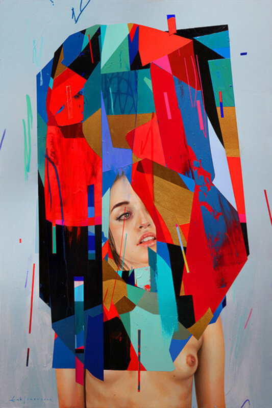 Erik Jones, ‘"Shell: Blue Ground"’, 2014, Painting, Colored pencil, acrylic, wax pastel on Rives BFK paper mounted to wood panel, Hashimoto Contemporary