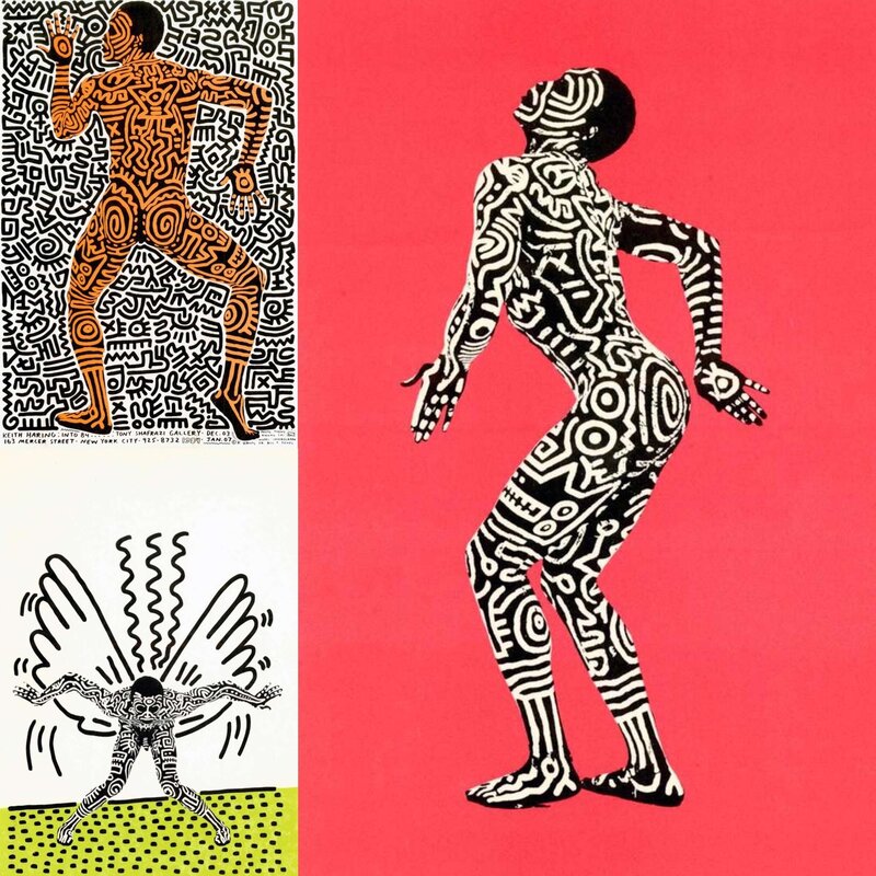 Keith Haring, ‘Keith Haring Into 84 (set of 3 Haring announcements)’, 1983, Ephemera or Merchandise, Offset printed, Lot 180 Gallery