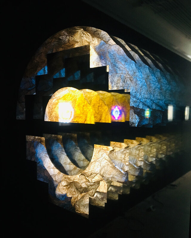 Gonzalo Sánchez, ‘Light box IV’, 2019, Installation, Light box and pigmented vegetal paper, LA SALA