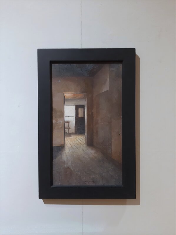 Matteo Massagrande, ‘Interno’, 2007, Painting, Oil and mixed media on board, GALLERIA STEFANO FORNI