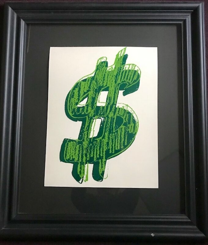 Andy Warhol, ‘$ (1)’, 1982, Print, Screenprint on Lenox Museum Board, Coskun Fine Art