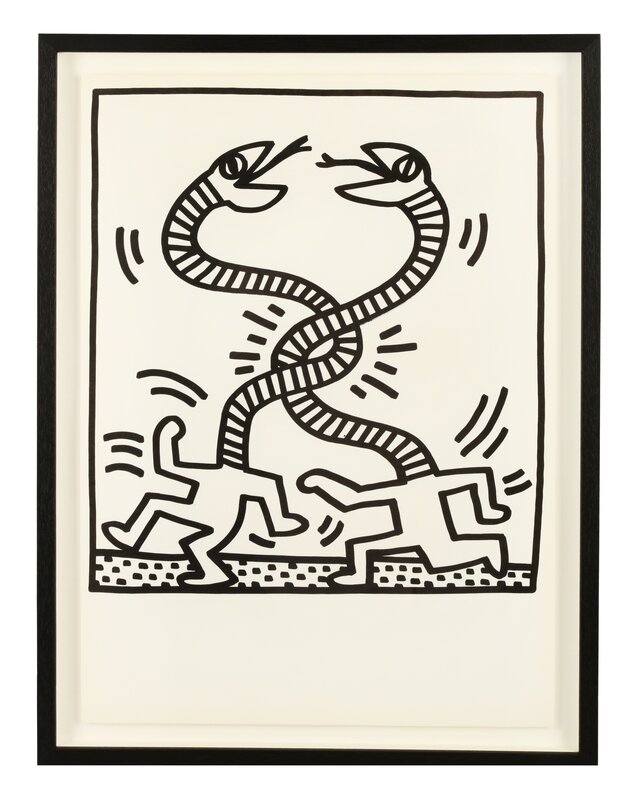 Keith Haring, ‘untitled (Snake)’, 1983, Print, Lithograph on paper, Chiswick Auctions