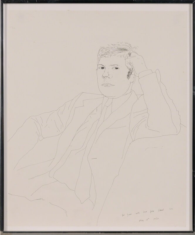 David Hockney, ‘Untitled’, 1970, Drawing, Collage or other Work on Paper, Ink on paper, Doyle