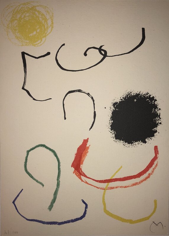 Joan Miró, ‘Obra Inedita Recent (plate XI)’, 1964, Print, Lithograph, F.L. Braswell Fine Art