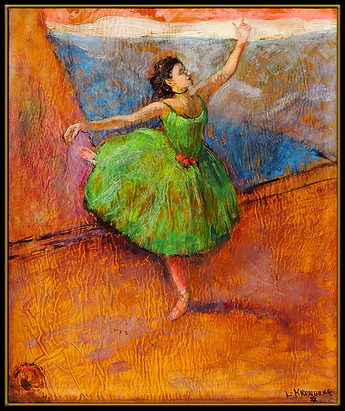 Louis Kronberg, ‘Ballerina’, 20th Century, Painting, Oil Paint on Board, Original Art Broker