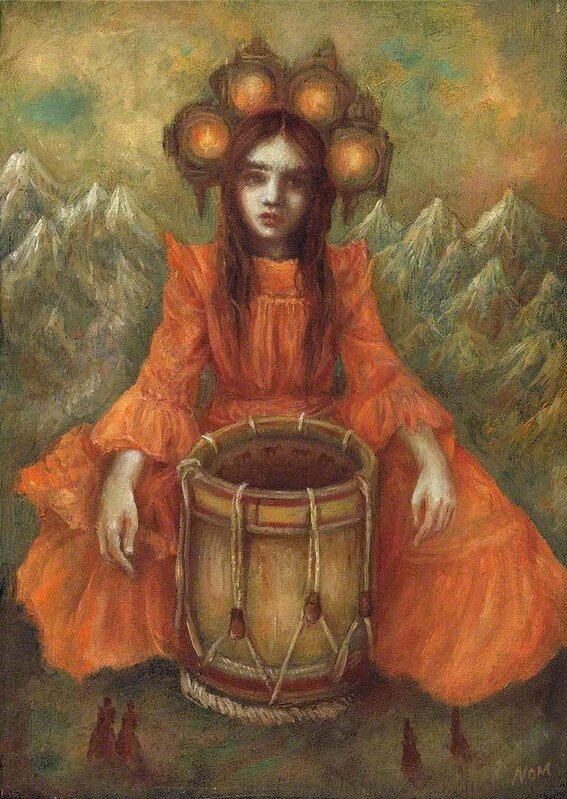 Nom Kinnear King, ‘The Tumbling drummer’, 2016, Painting, Oil, Haven Gallery